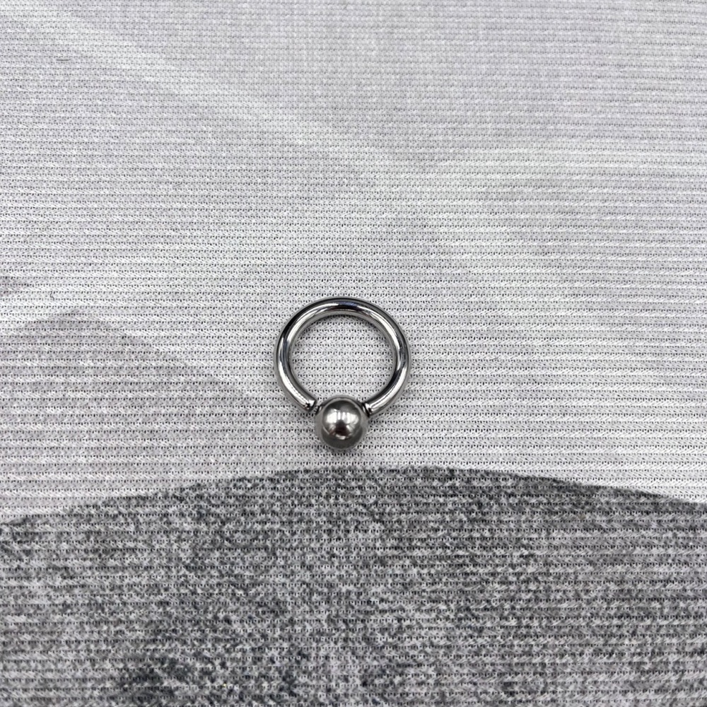 In Stock Gauge 3mm Stainless Steel Screw On Captive Bead Ring