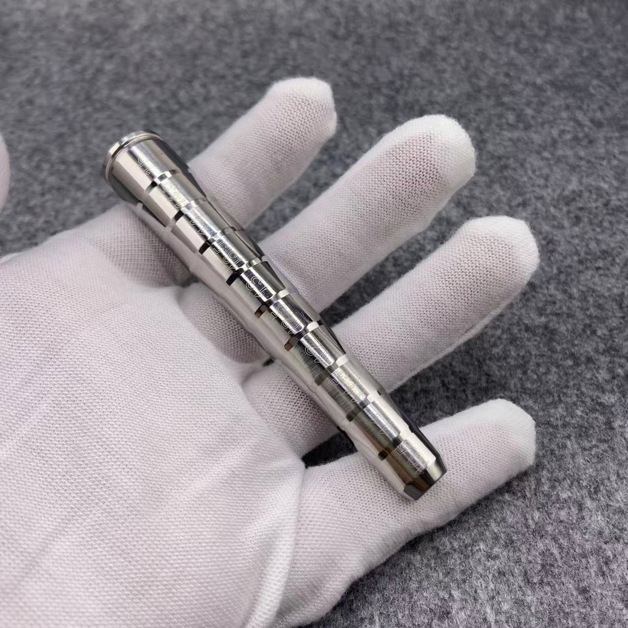 Titanium TetherSpout For Nom-Piercing Chastity