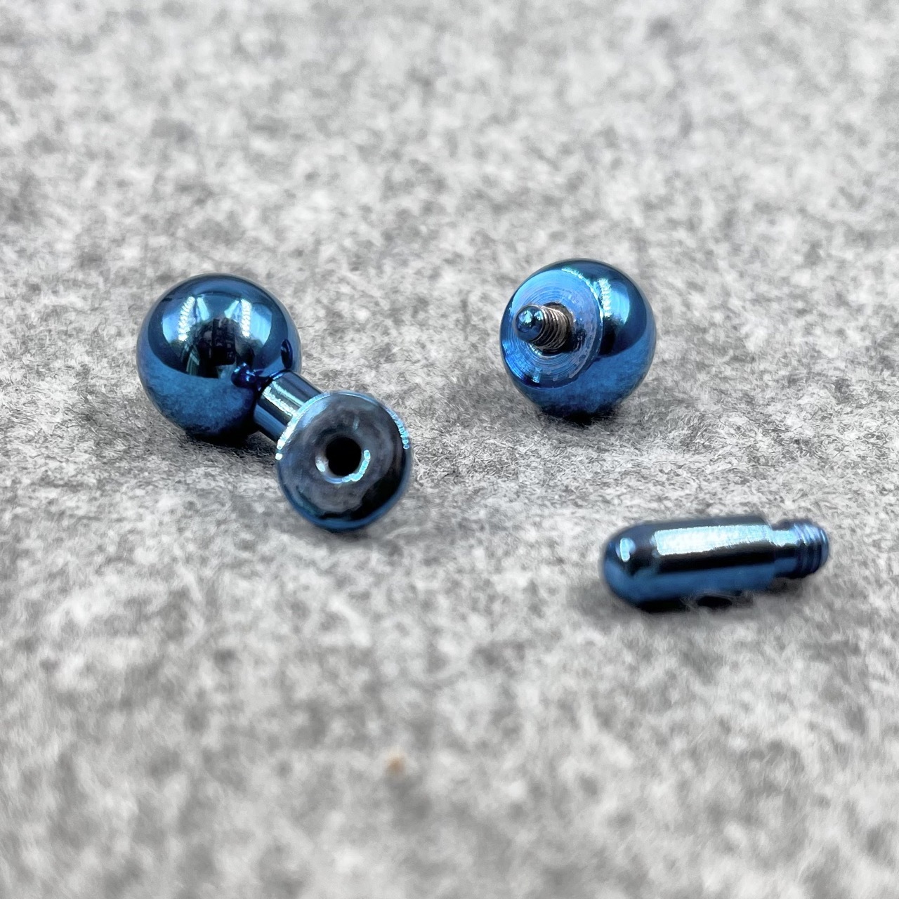 In Stock Gauge/Thickness 5mm Titanium L Shape PA Wand with Flat Ball