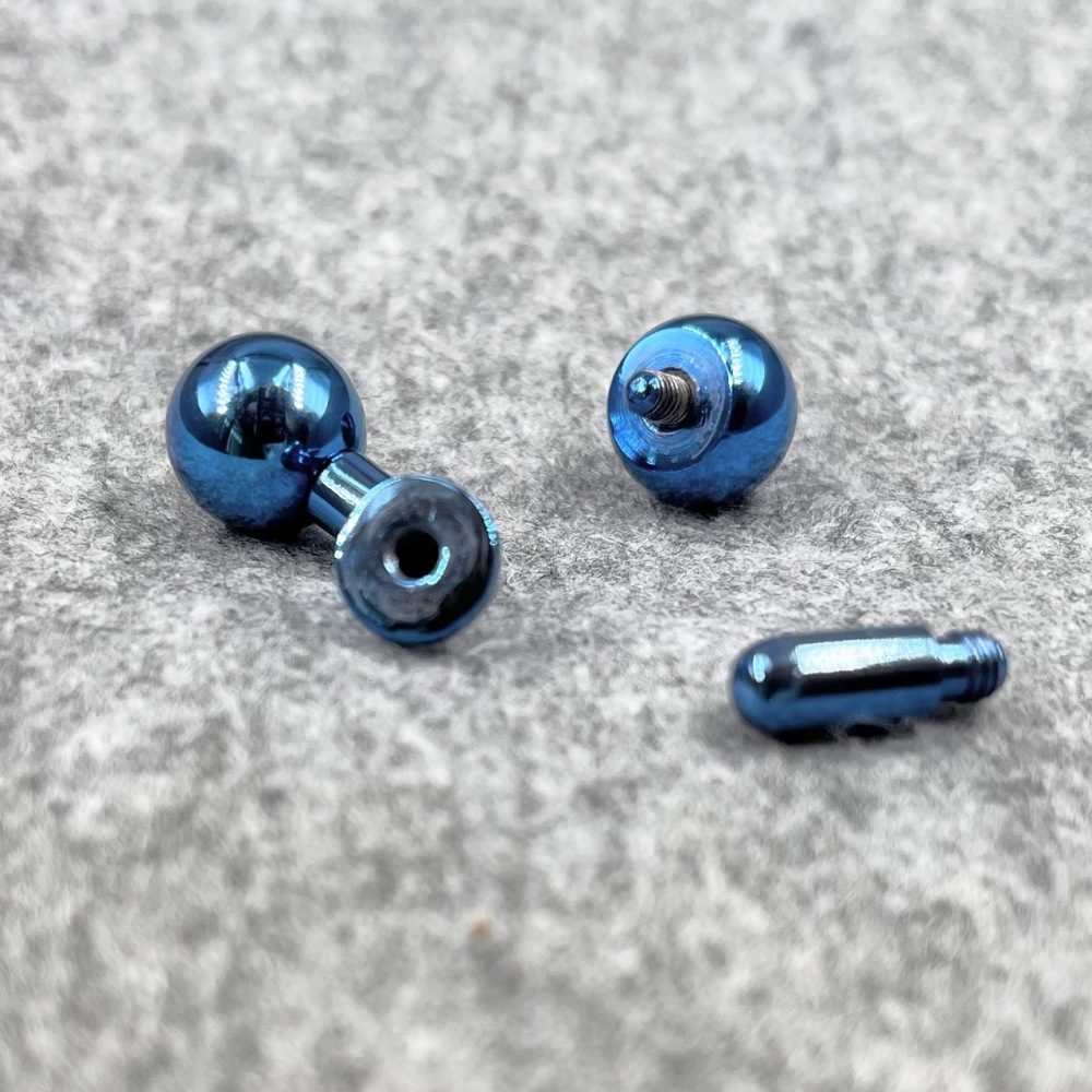 In Stock Gauge/Thickness 5mm Titanium L Shape PA Wand with Flat Ball
