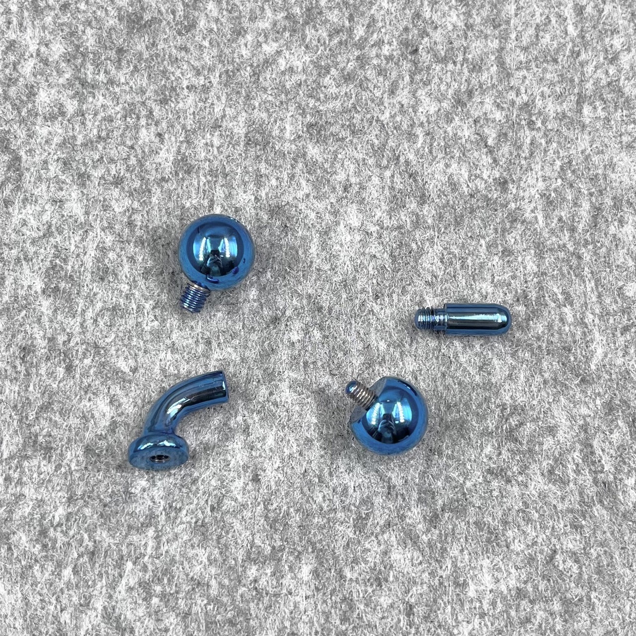 In Stock Gauge/Thickness 5mm Titanium L Shape PA Wand with Flat Ball