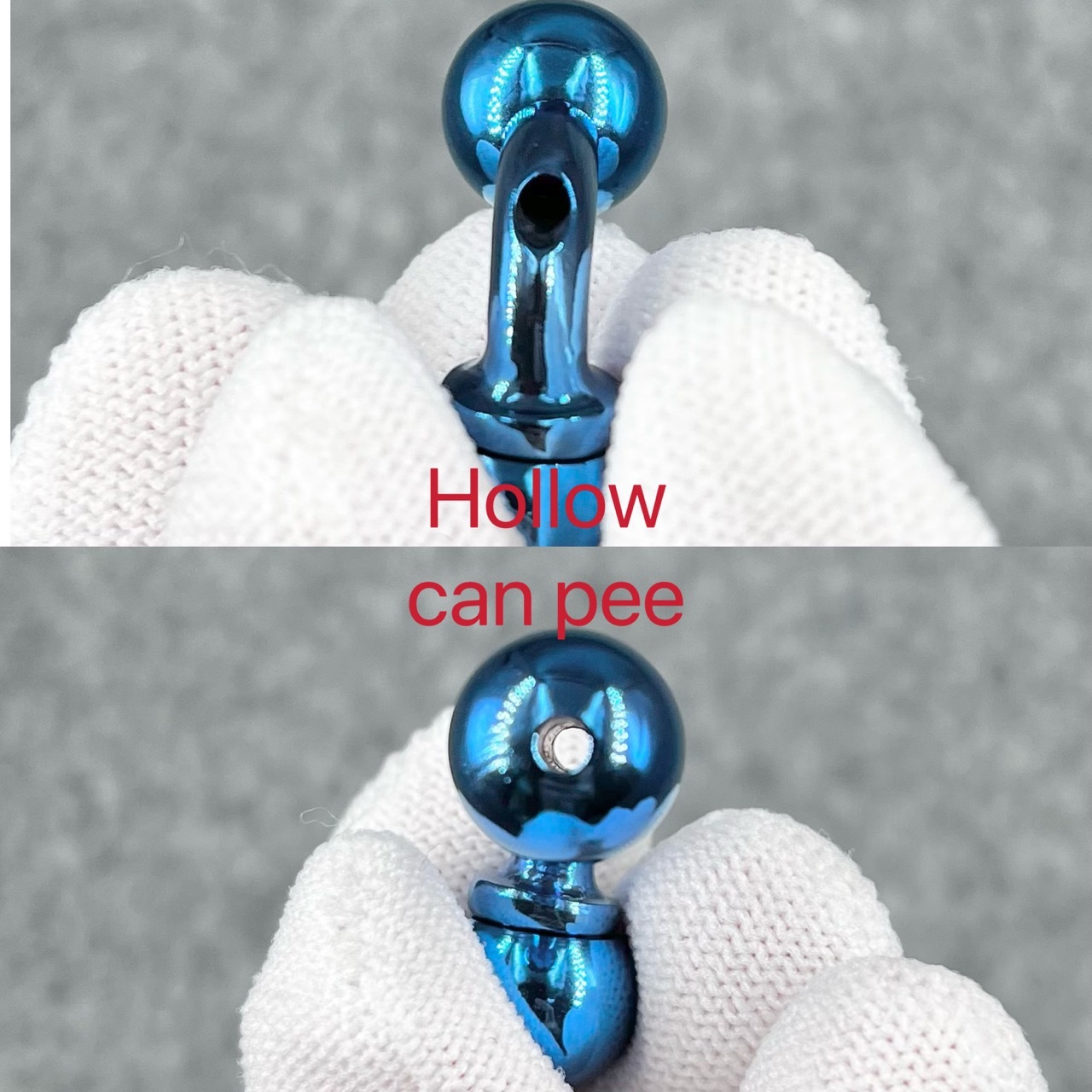 In Stock Gauge/Thickness 5mm Titanium L Shape PA Wand with Flat Ball