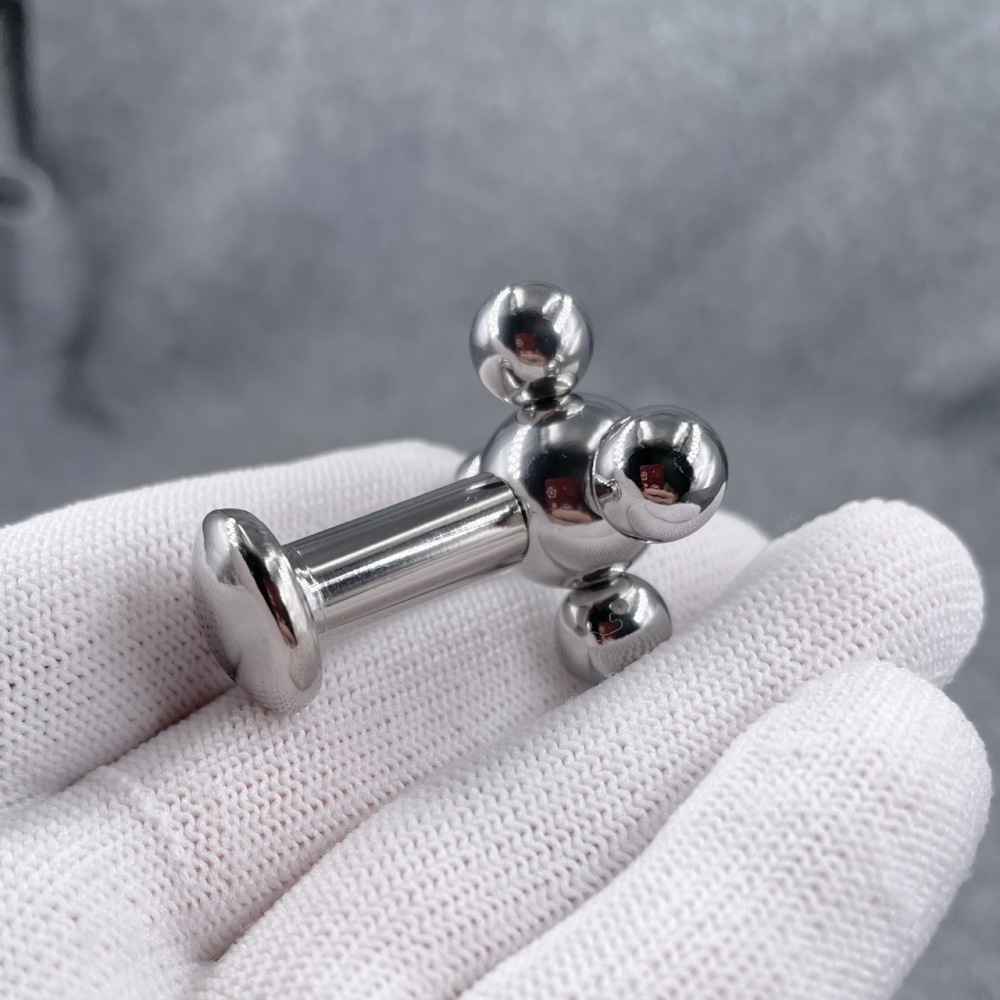 Customize Body Jewelry Straight Barbell With Ball