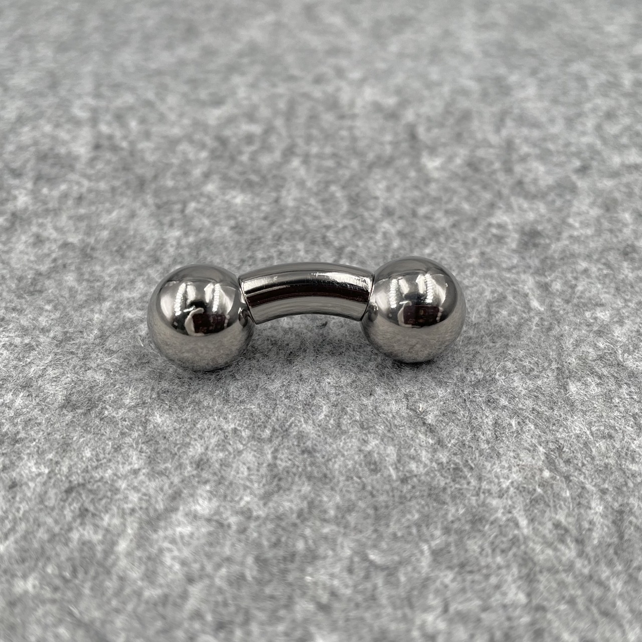 In Stock Gauge/Thickness 6mm Titanium Body Jewelry Bent Barbell