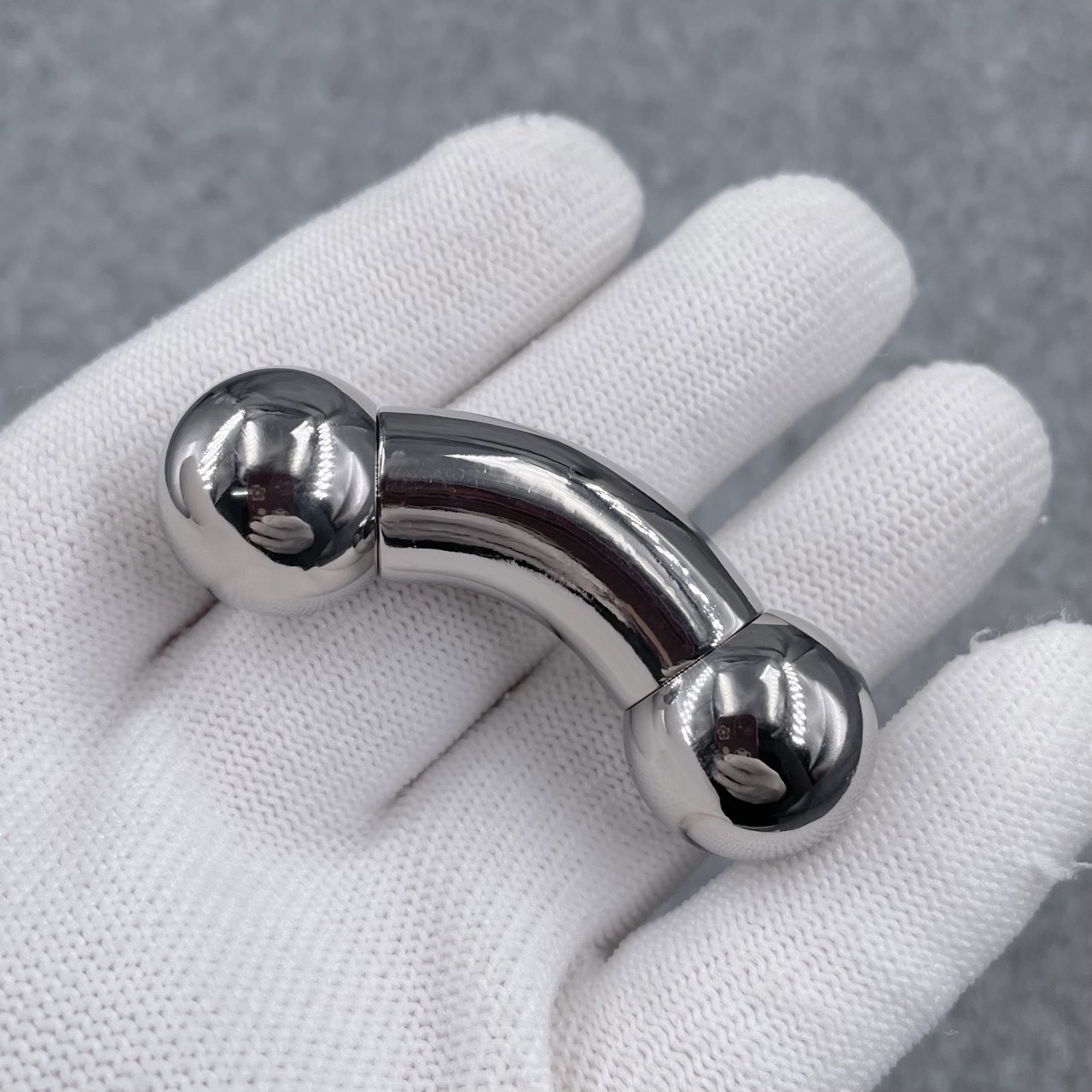 In Stock Gauge/Thickness 13mm Titanium Body Jewelry Bent Barbell