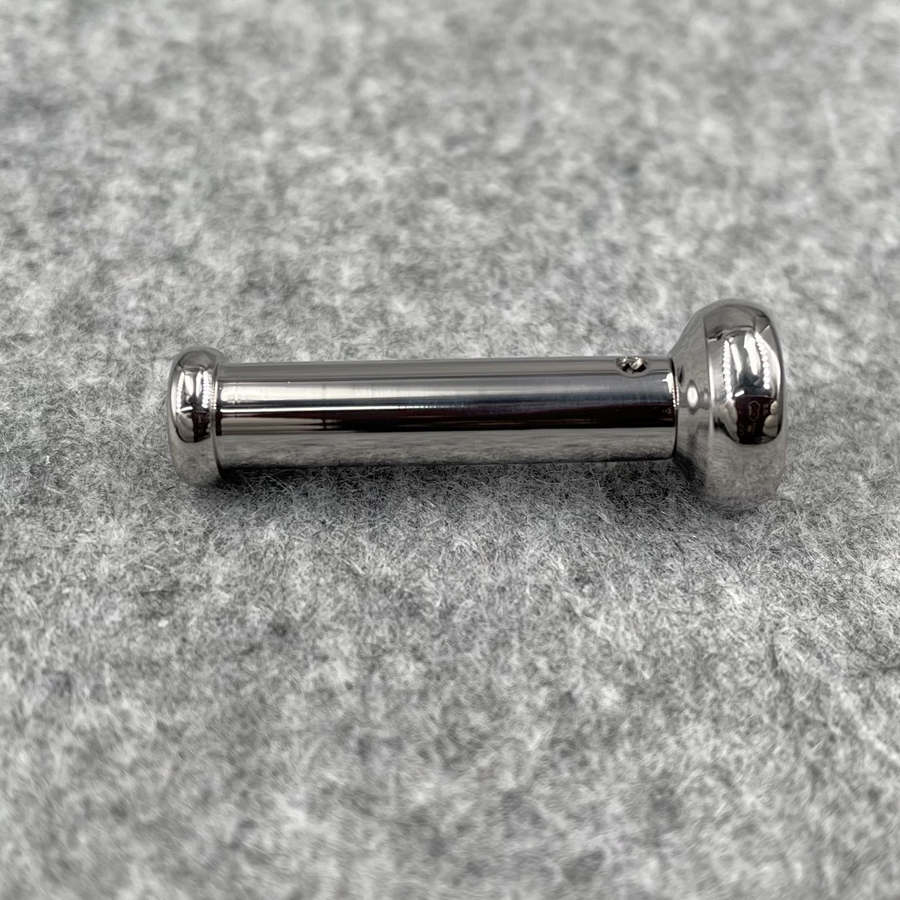 Titanium TetherSpout With Disc For Nom-Piercing Chastity