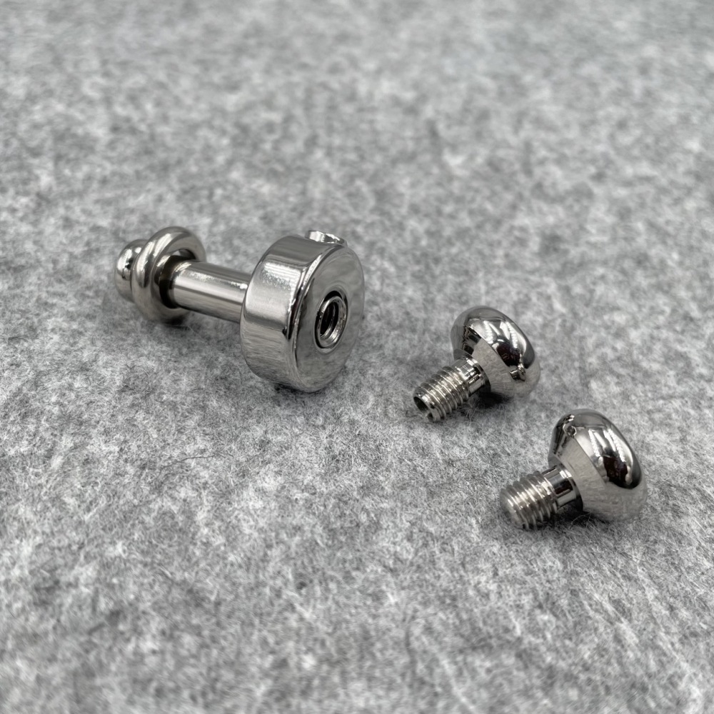 Titanium TetherSpout With Disc For Nom-Piercing Chastity