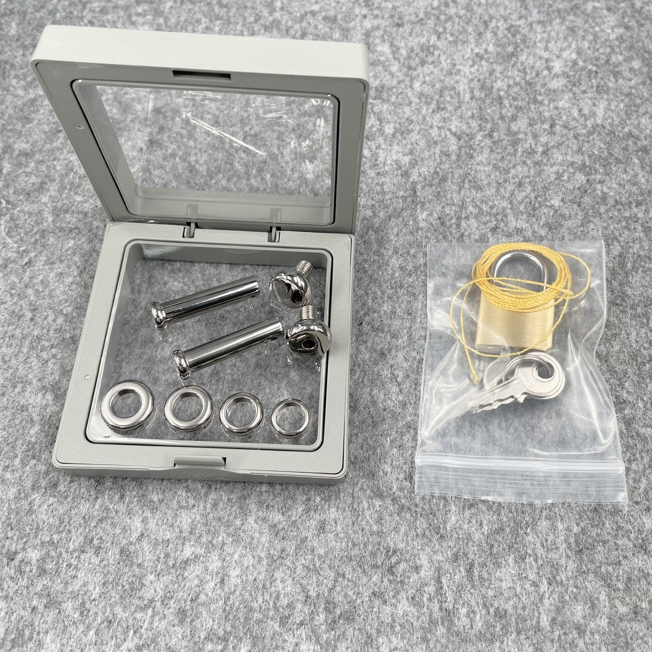 Titanium TetherSpout With Disc For Nom-Piercing Chastity