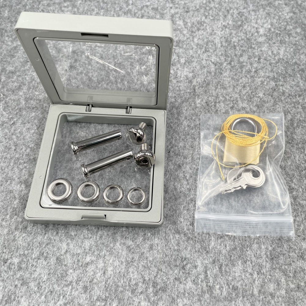 Titanium TetherSpout With Disc For Nom-Piercing Chastity