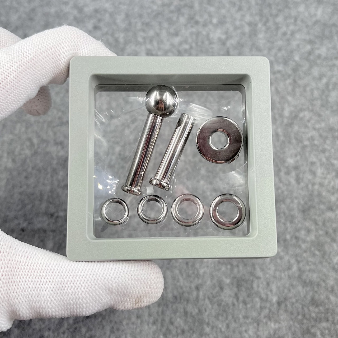 Titanium TetherSpout With Ball For Nom-Piercing Chastity