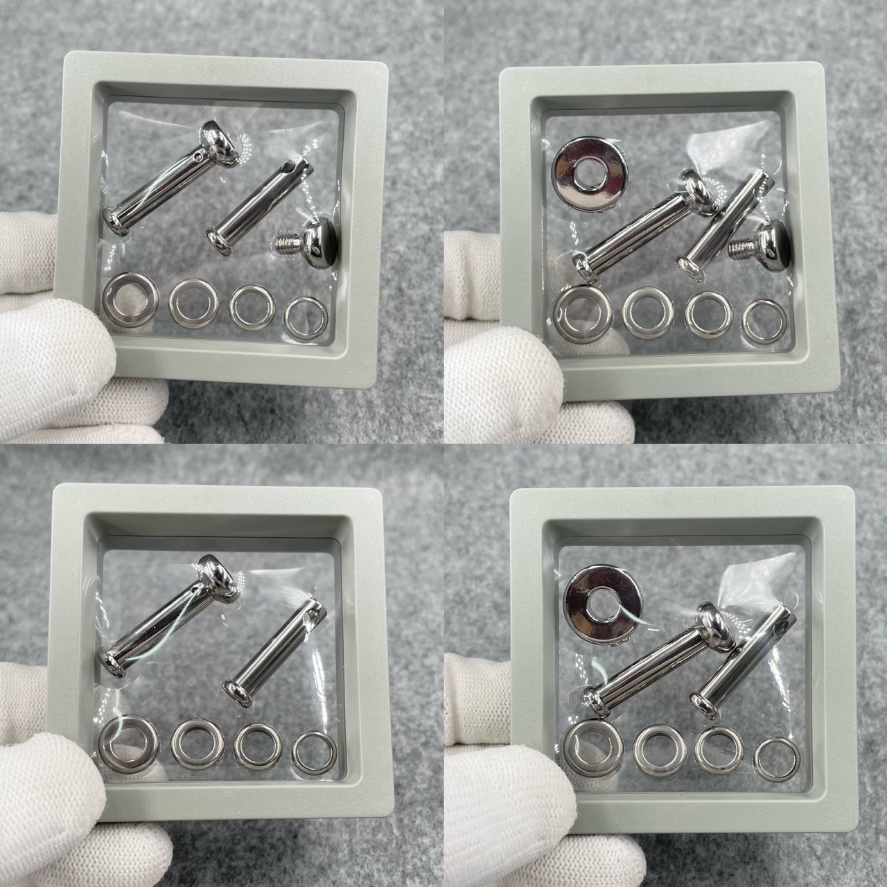 Titanium TetherSpout With Disc For Nom-Piercing Chastity