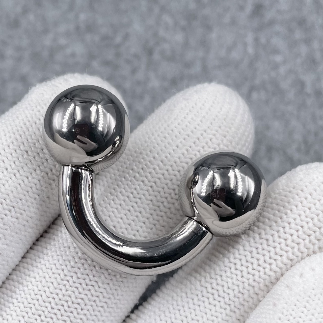 In Stock Ring Thickness 6mm Titanium Body Jewelry Circular Barbell