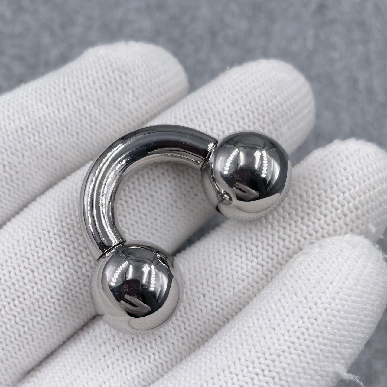 In Stock Ring Thickness 6mm Titanium Body Jewelry Circular Barbell