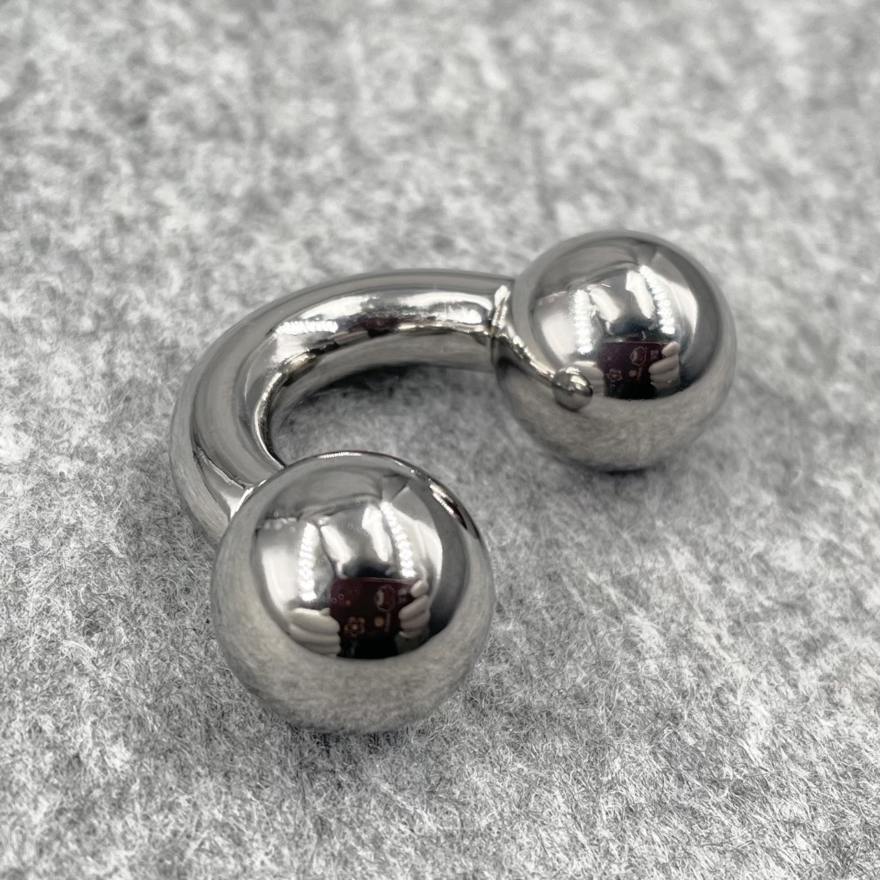 In Stock Ring Thickness 6mm Titanium Body Jewelry Circular Barbell