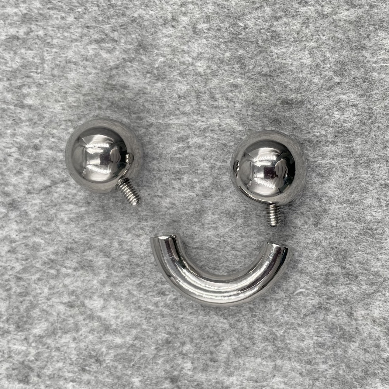 In Stock Ring Thickness 6mm Titanium Body Jewelry Circular Barbell