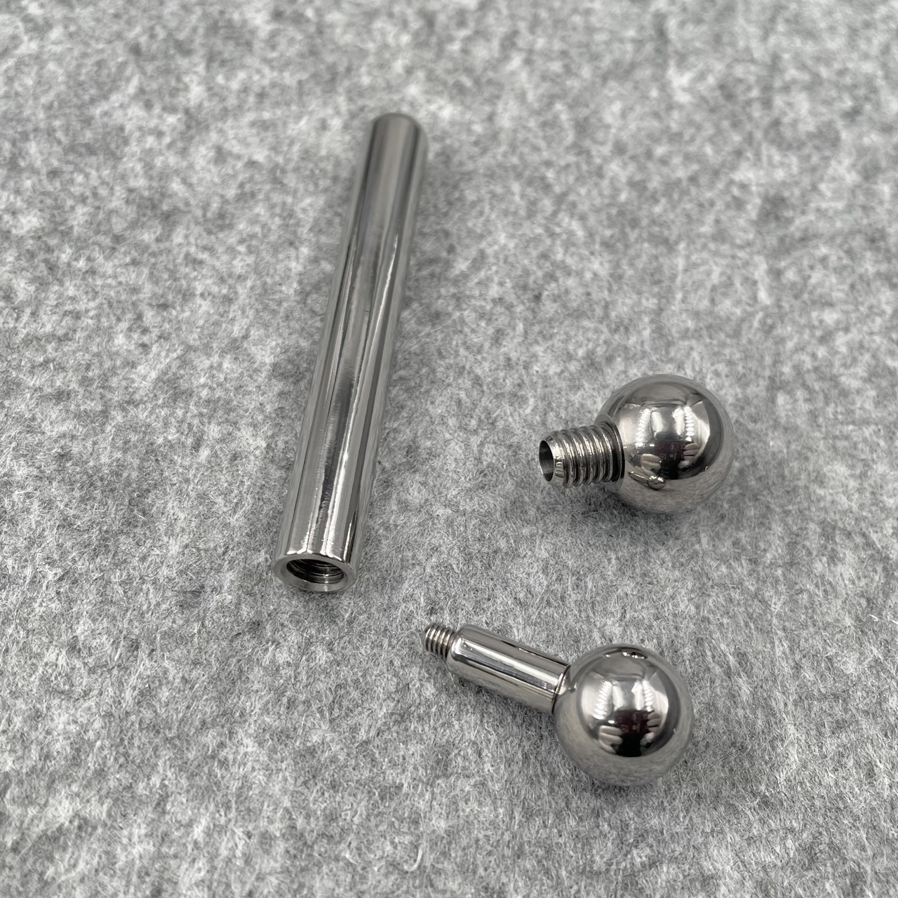 In Stock PA Gauge 5mm Titanium Prince Albert Wand PA#2A style