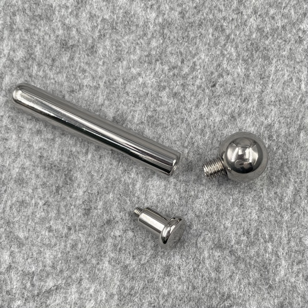 In Stock PA Gauge 6mm Titanium Prince Albert Wand PA#2B style
