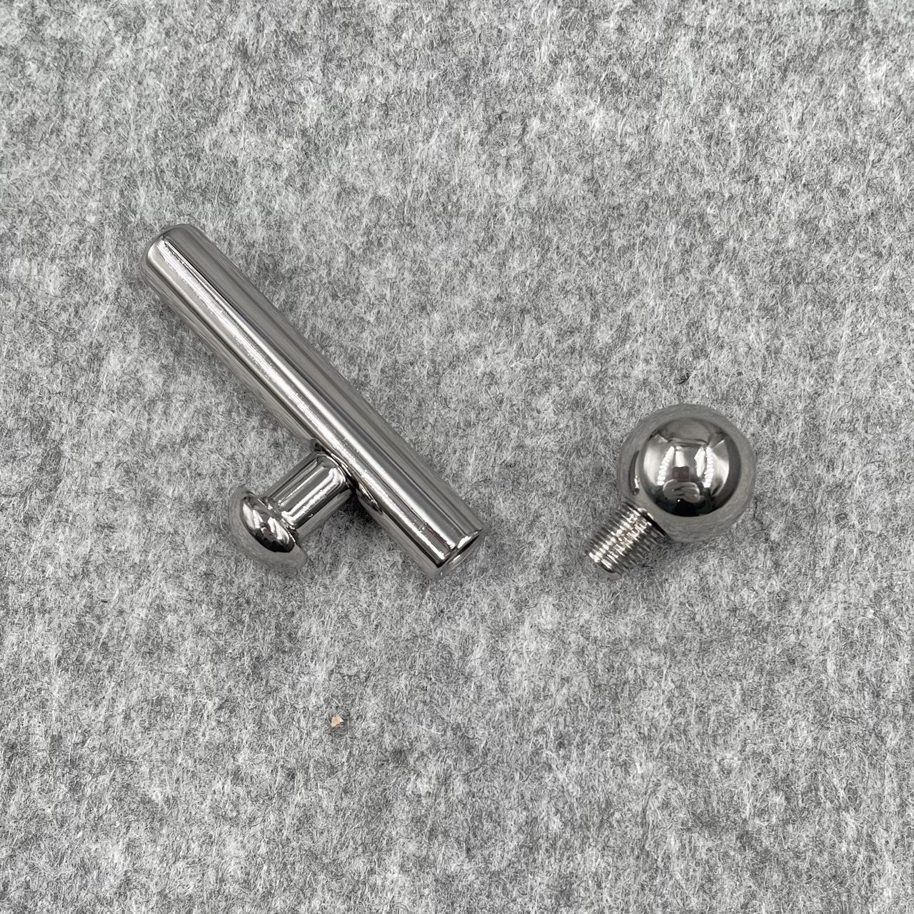 In Stock PA Gauge 6mm Titanium Prince Albert Wand