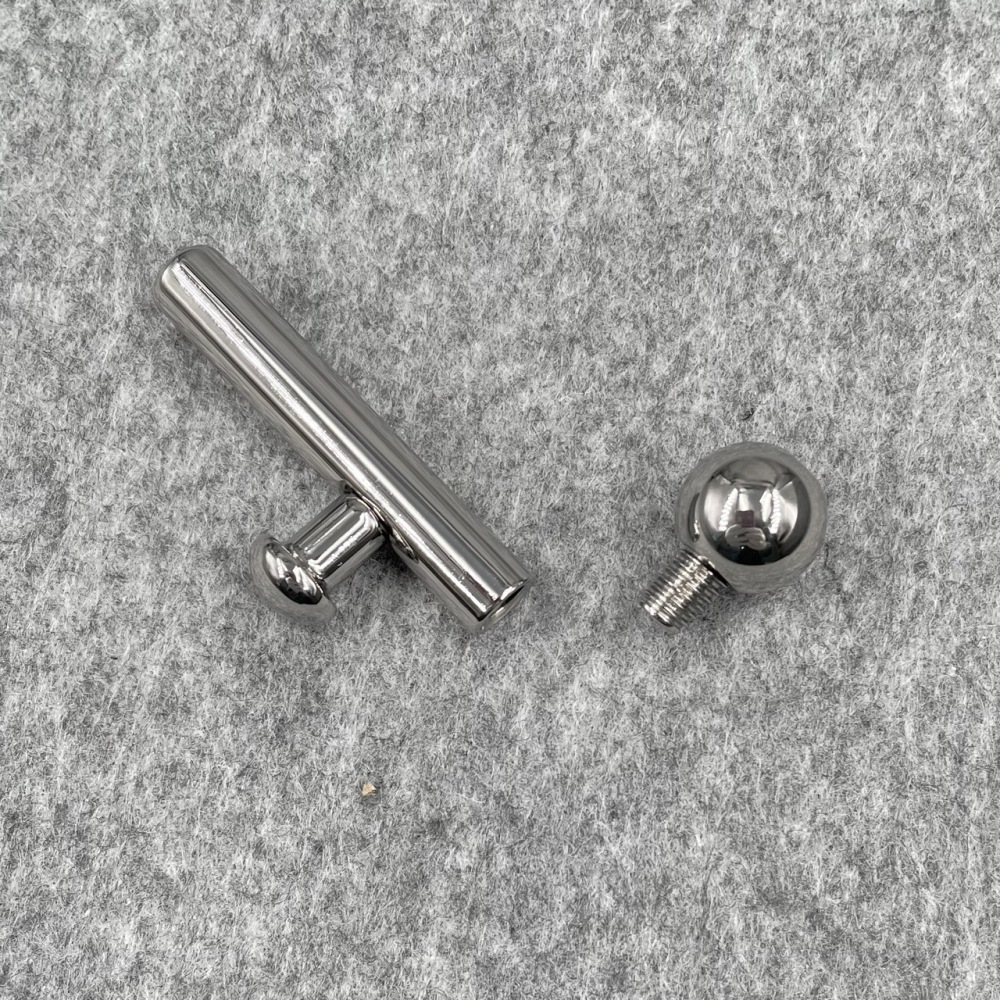 In Stock PA Gauge 6mm Titanium Prince Albert Wand