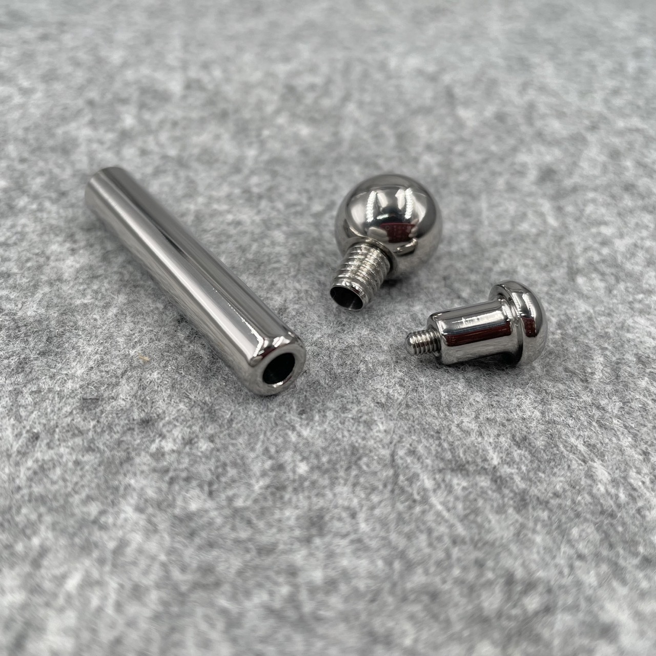 In Stock PA Gauge 6mm Titanium Prince Albert Wand