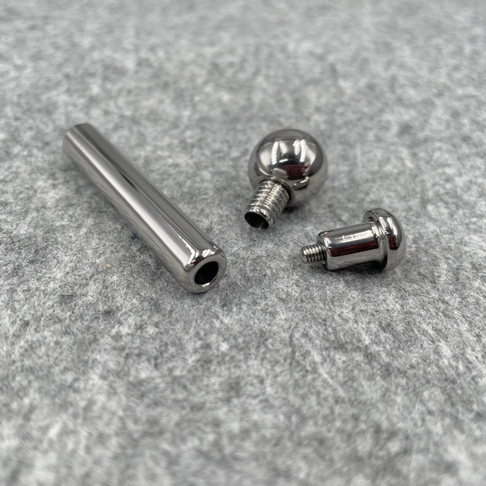 In Stock PA Gauge 6mm Titanium Prince Albert Wand