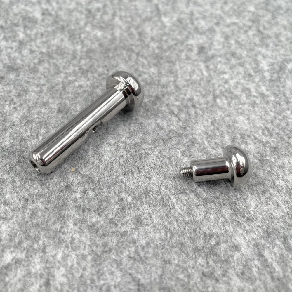 In Stock PA Gauge 6mm Titanium Prince Albert Wand