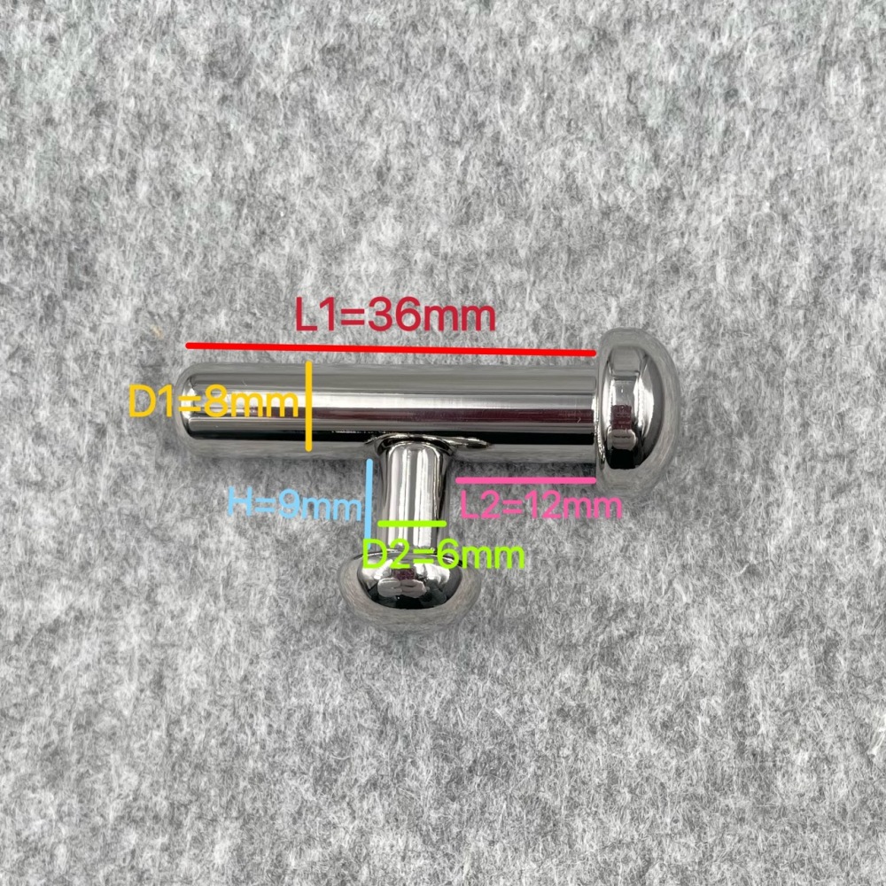 In Stock PA Gauge 6mm Titanium Prince Albert Wand