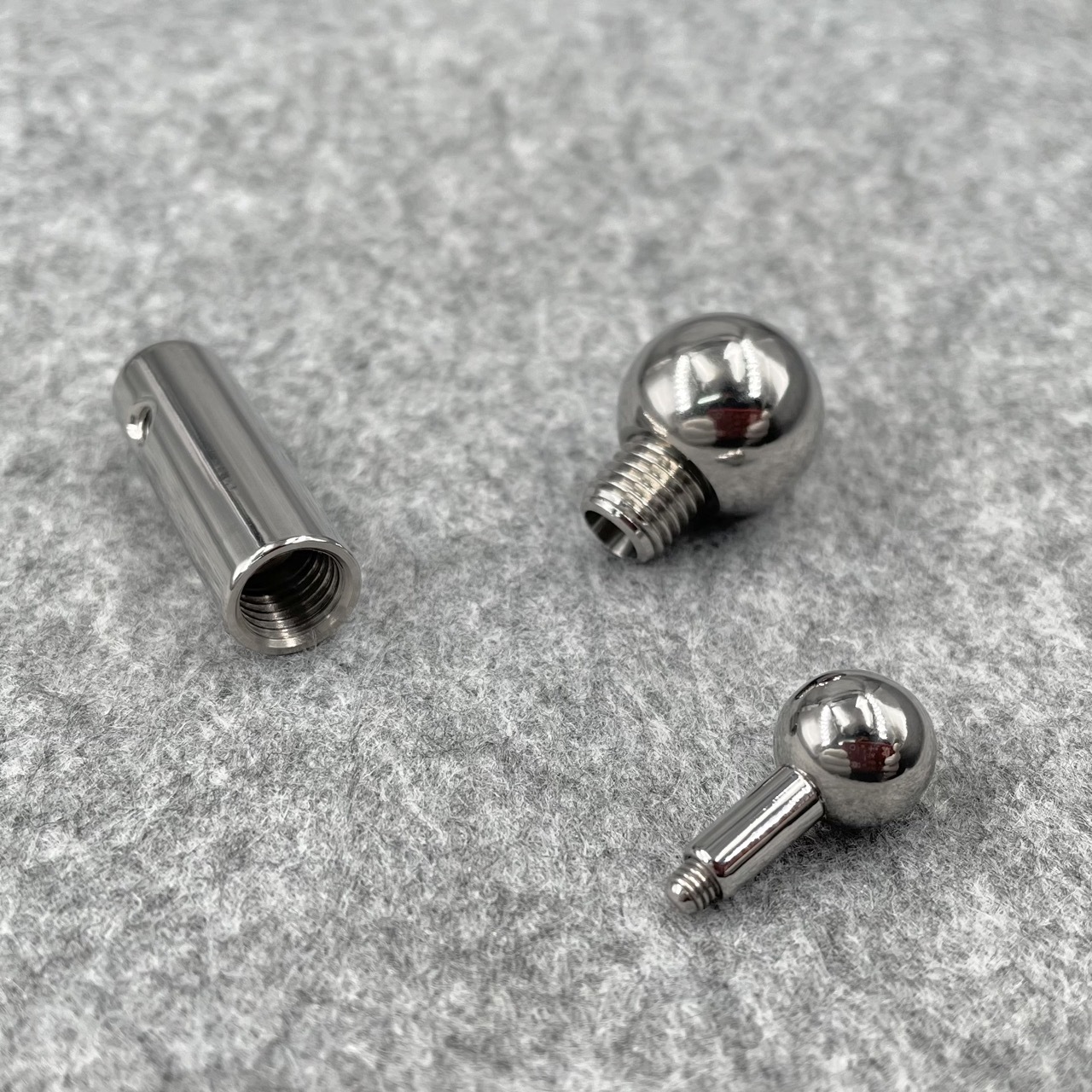 In Stock PA Gauge 4mm Titanium Prince Albert Wand PA#2A style