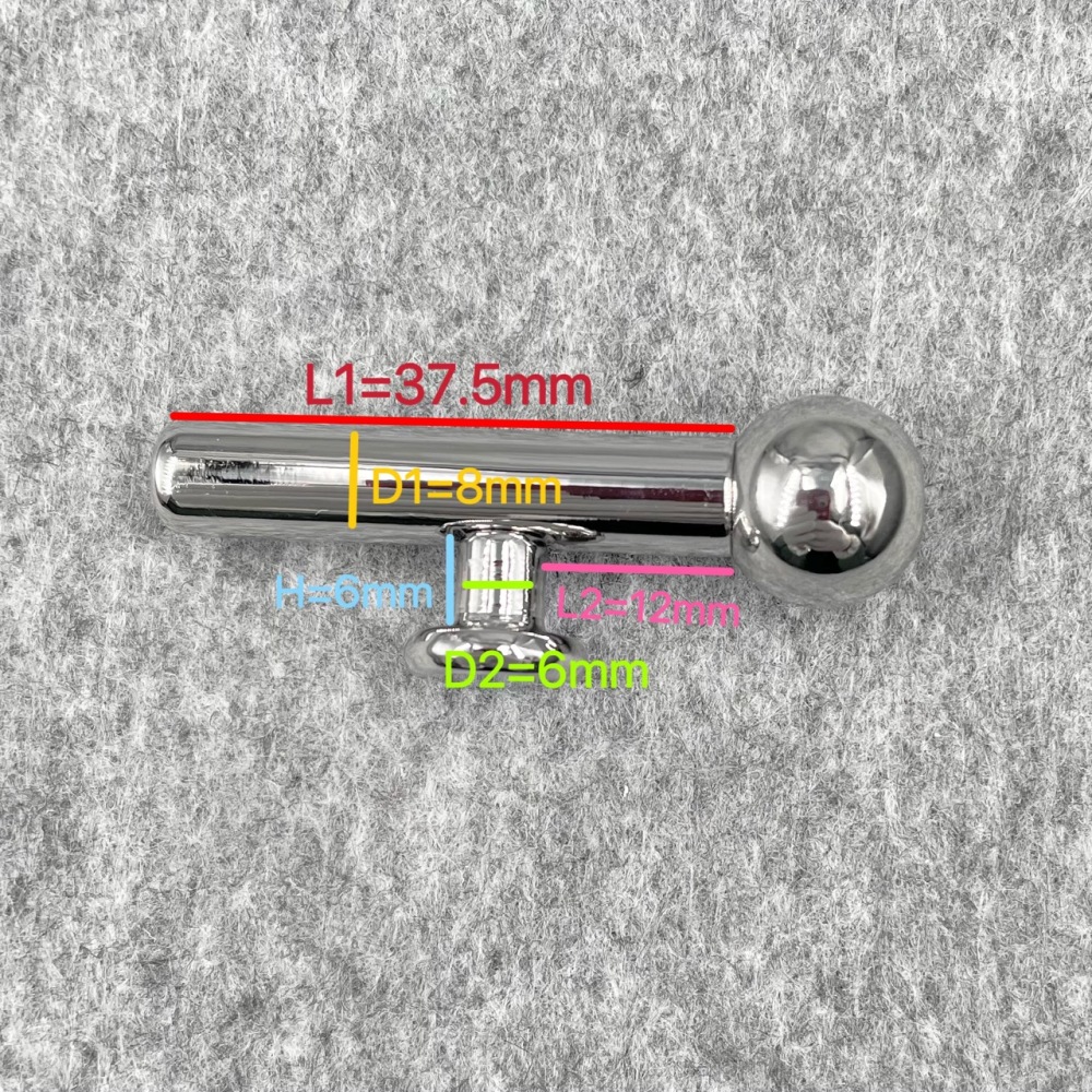 In Stock PA Gauge 6mm Stainless Steel Prince Albert Wand PA#2B style
