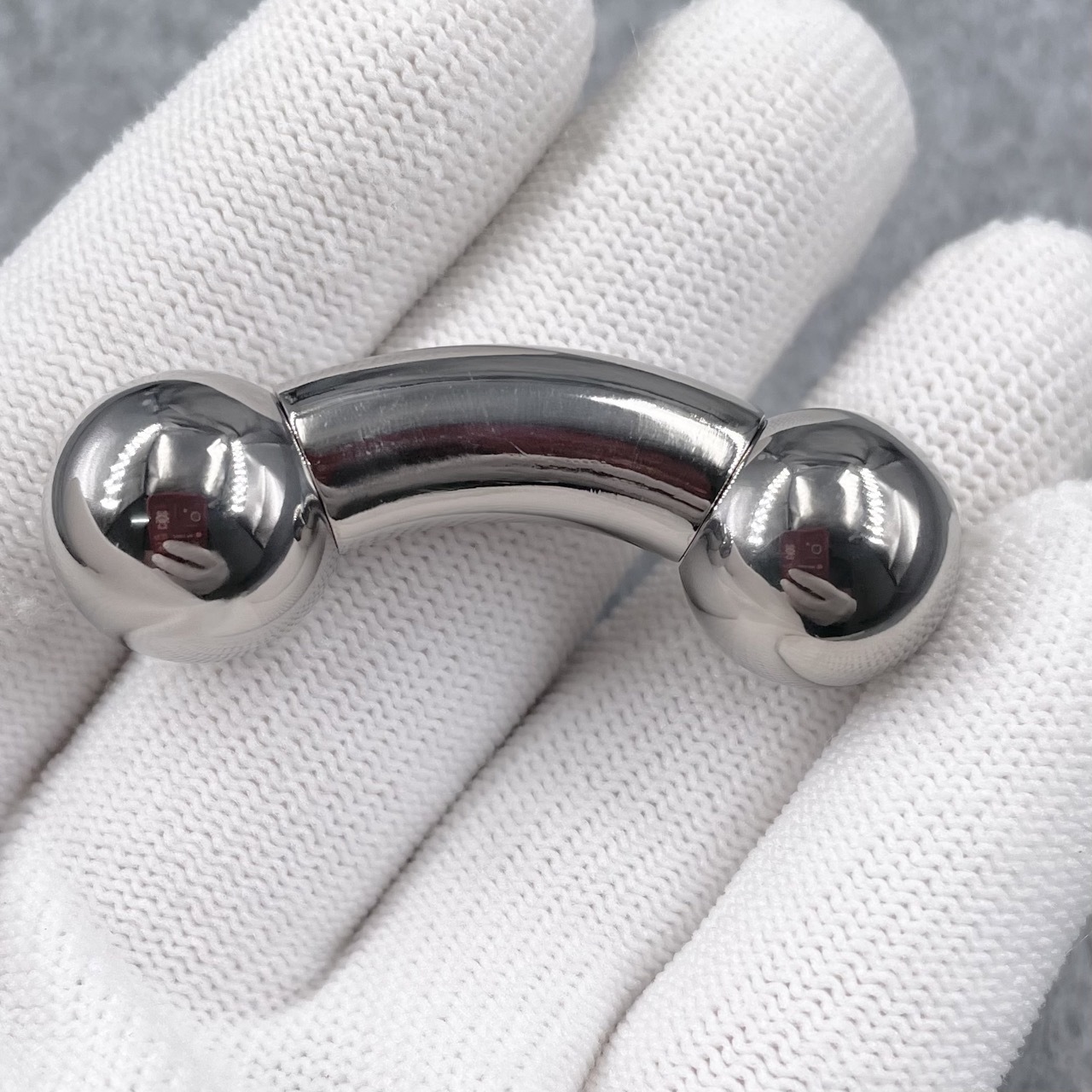 In Stock Gauge/Thickness 10mm Titanium Body Jewelry Bent Barbell
