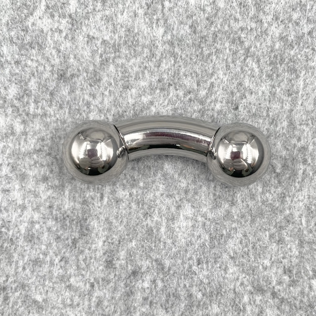 In Stock Gauge/Thickness 10mm Titanium Body Jewelry Bent Barbell