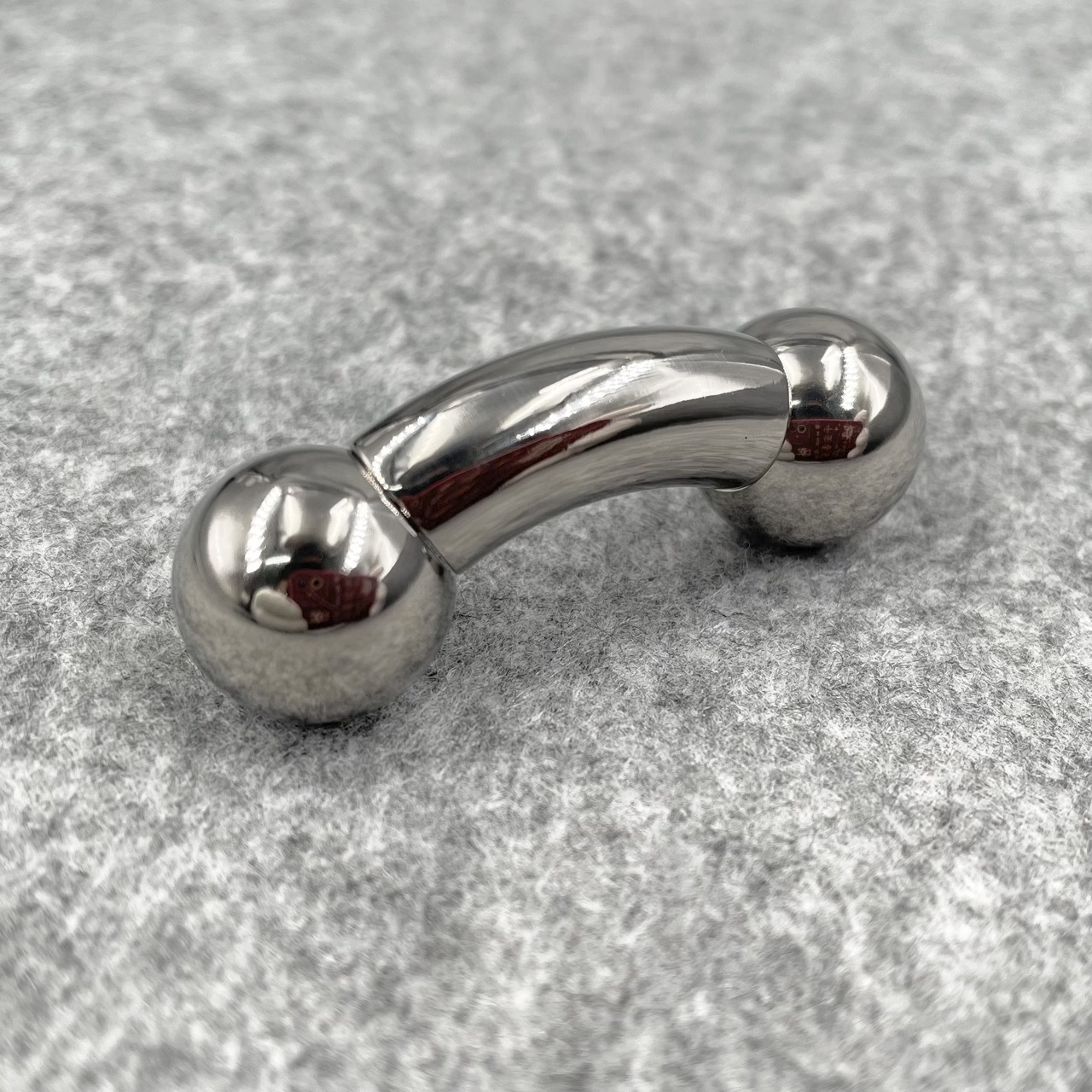 In Stock Gauge/Thickness 10mm Titanium Body Jewelry Bent Barbell