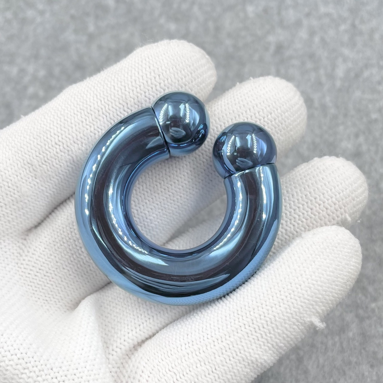 In Stock Ring Thickness 12mm Titanium Body Jewelry Circular Barbell