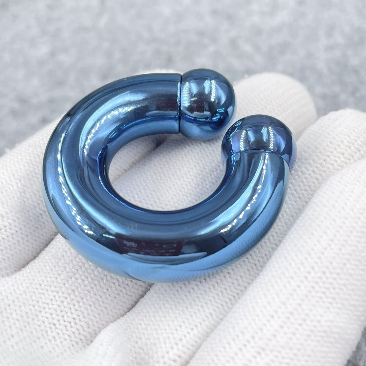 In Stock Ring Thickness 12mm Titanium Body Jewelry Circular Barbell