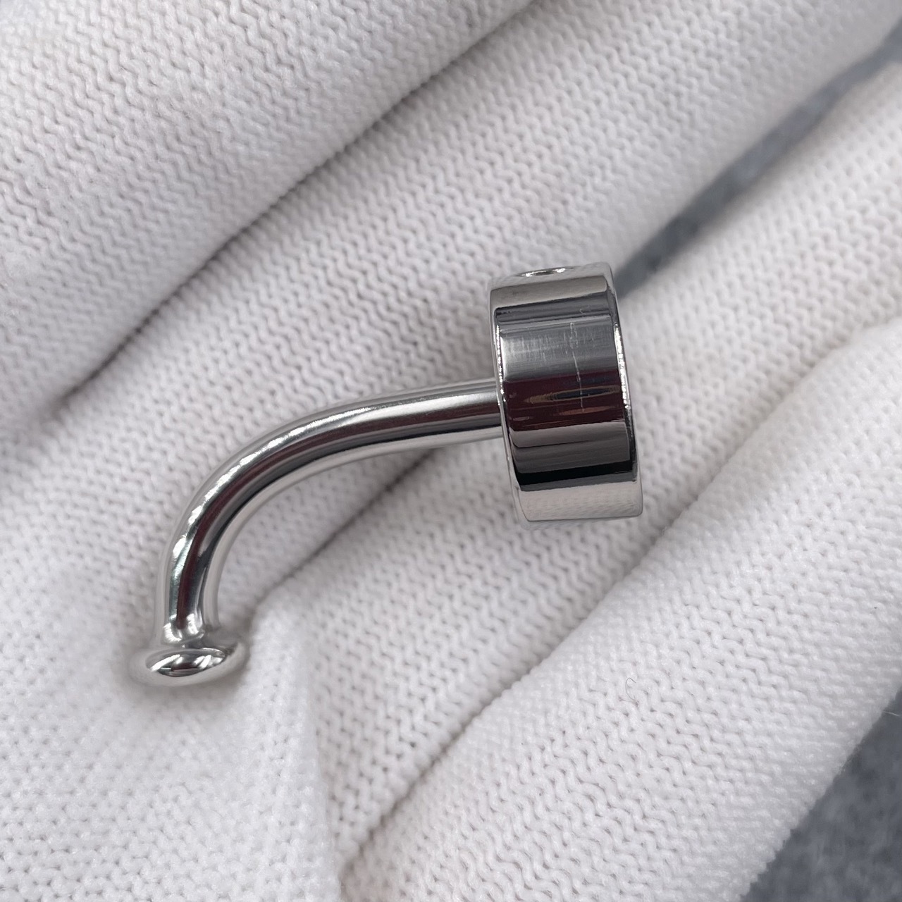 In Stock Gauge 4mm Stainless Steel L Shape PA Wand With Locking Ring
