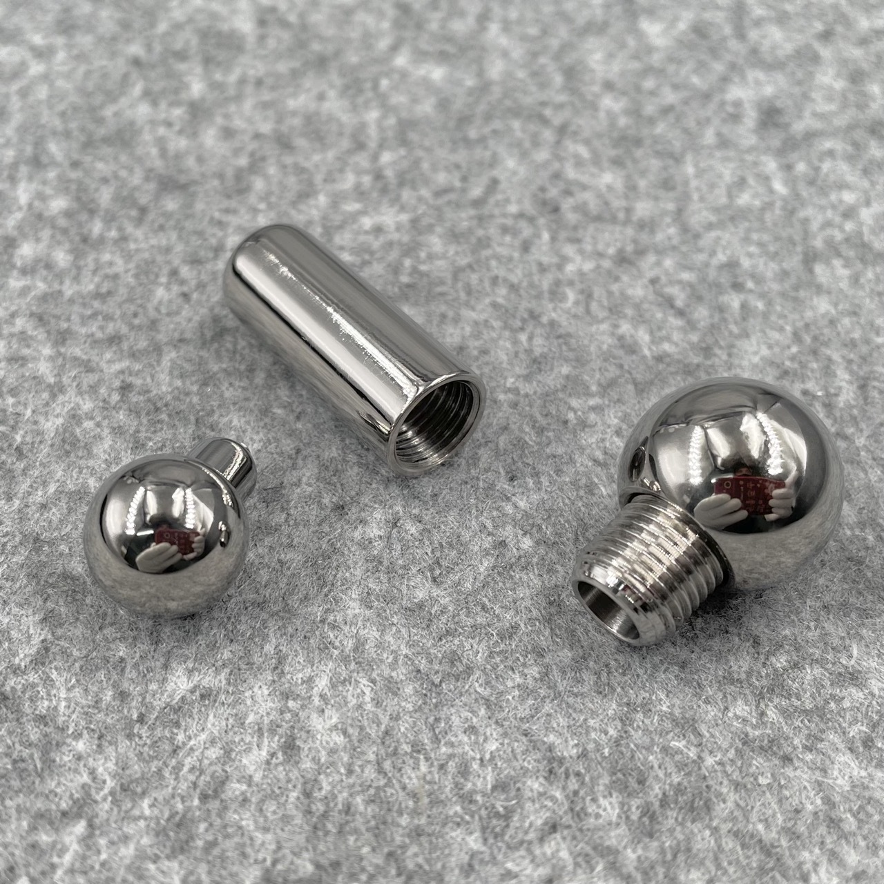 In Stock PA Gauge 7mm Titanium Prince Albert Wand PA#2A style