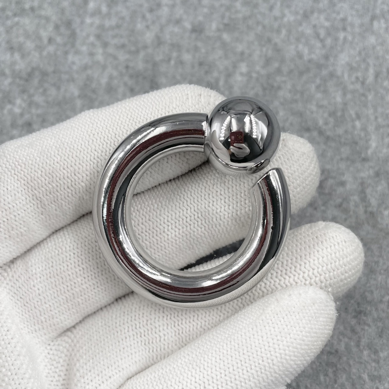 In Stock Gauge 8mm Ball Size 16mm Stainless Steel Screw On Captive Bead Ring