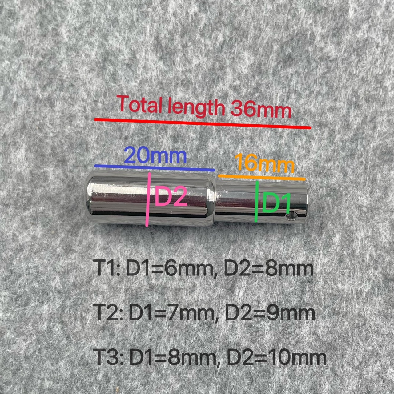Titanium Urethral Sound TetherSpout  With Ball For Nom-Piercing Chastity