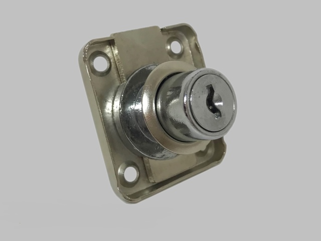 DRAWER LOCK WITH FIXED CYLINDER
