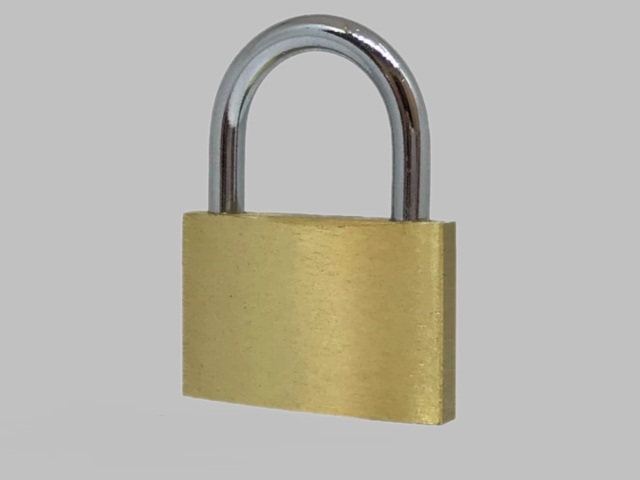 THIN TYPE BRASS PADLOCK