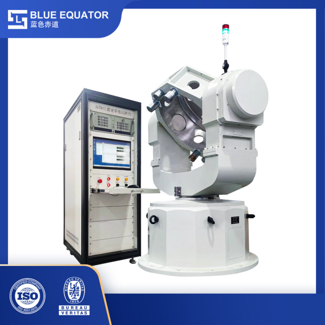 High Precision Two-Axis U-O Type Test Turntable with Advanced Position, Rate, and Swing Control,Blueequator.ai