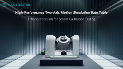 High-Performance Two-Axis Motion Rate Table | ±10″ Accuracy | Blueequator AI,Blueequator-ai.com,High-Performance Two-Axis Motion simulation rate table for Aviation/automotive sensor R&D calibration testing