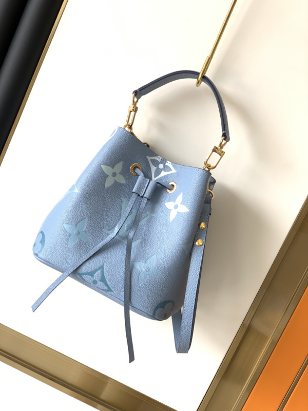 Louis Vuitton/路易威登LV女包NÉONOÉ水桶包手提包肩  M45716 腮红粉 M45709 天蓝色