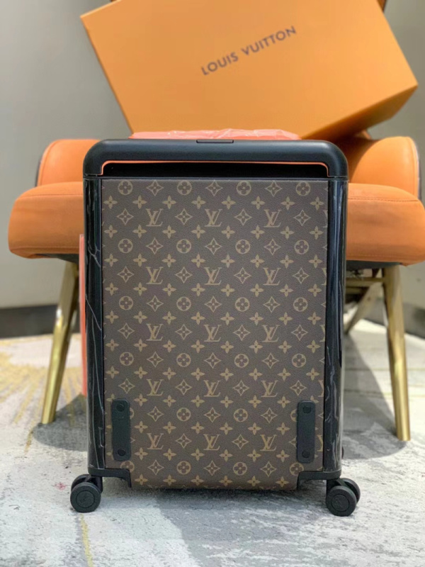 LV/路易威登2023新款男士老花HORIZON 55厘米四轮拉杆箱 【55cm 高货 对版箱】 HORIZON 四轮拉杆箱女士