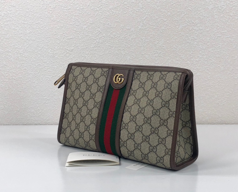 Gucci/古驰 Ophidia系列男士双G老花手拿公文包 598234 Ophidia系列GG手拿包