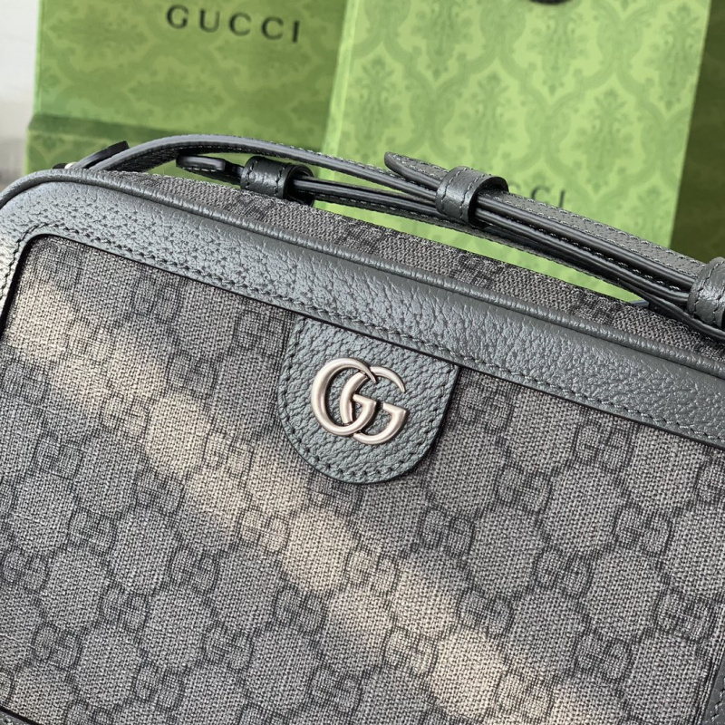 Gucci Ophidia系列饰织带小号肩背 女包739392 Ophidia系列饰织带小号肩背包男包