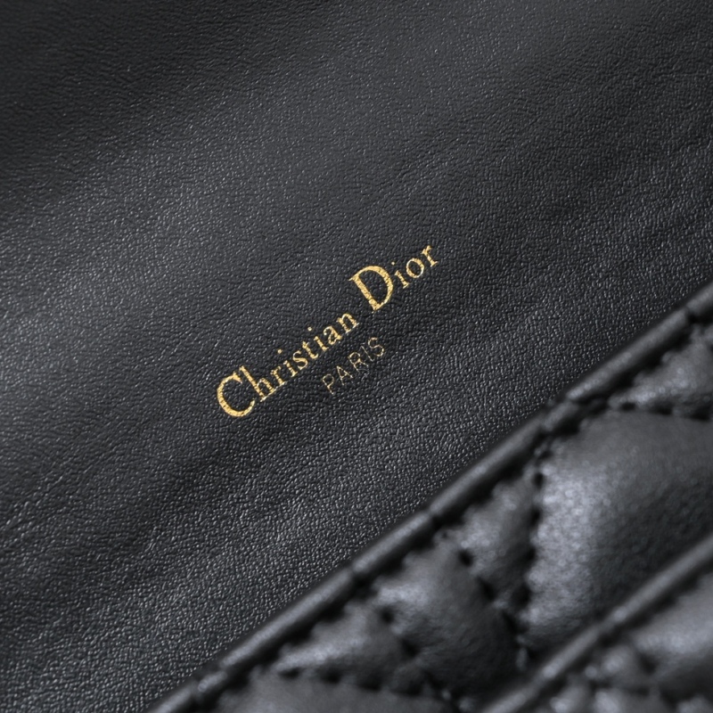 DIOR迪奥 新款手袋  Lady Dior 手拿包 字母吊饰女包 链条包 羊皮女包