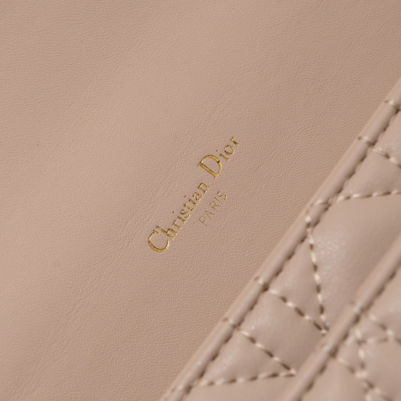 DIOR迪奥 新款手袋  Lady Dior 手拿包 字母吊饰女包 链条包 羊皮女包