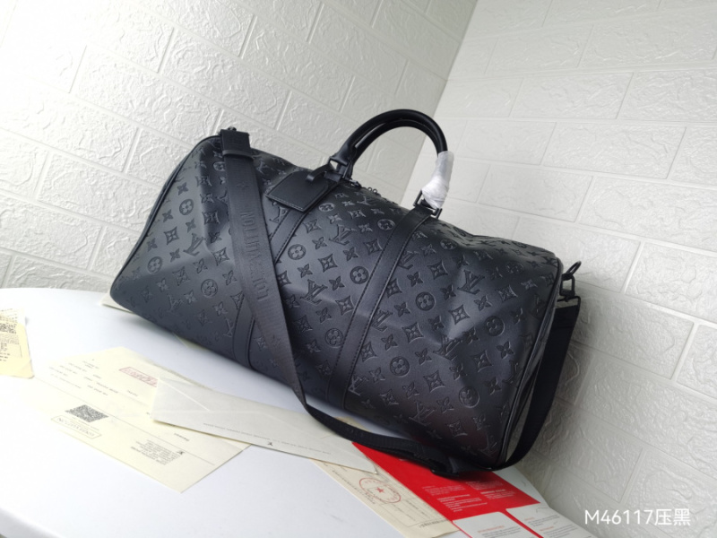 3个颜色，LV路易威登M46117  M44810  41416款本 Keepall Bandoulière 50 旅行袋 男包 女包