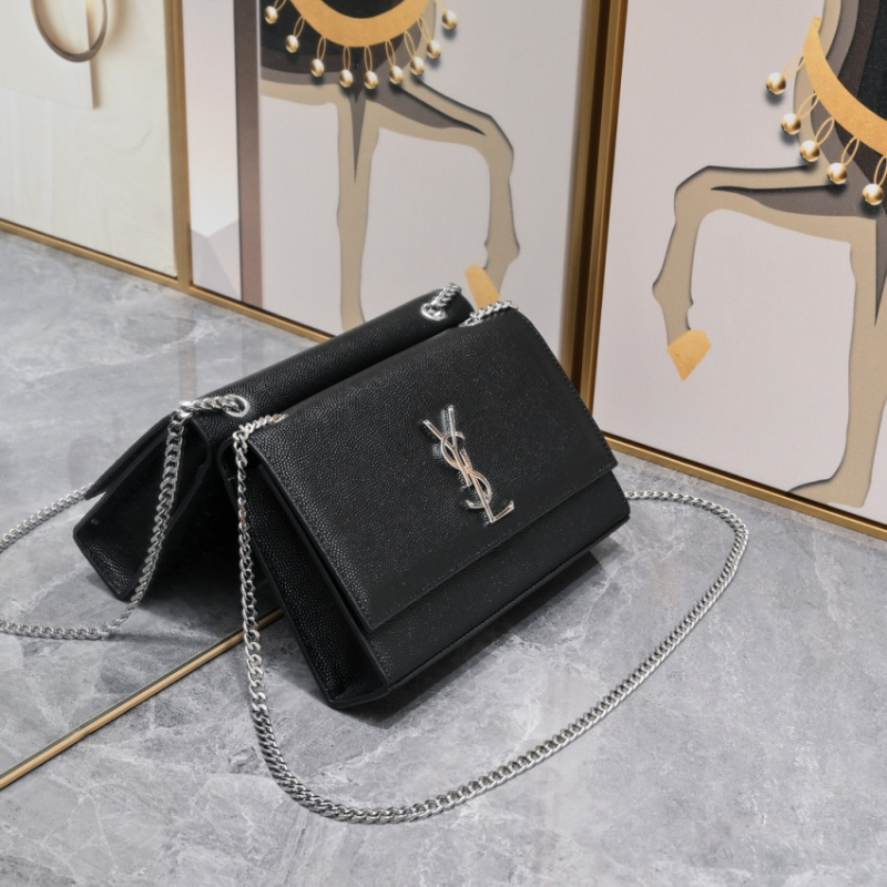 YSL/圣罗兰 女士SLP 球纹皮鱼子酱 链条包女包